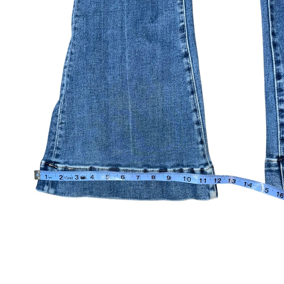 Vervet Harper Trouser Flare Jeans Size 28 High rise stretch - Picture 4 of 9